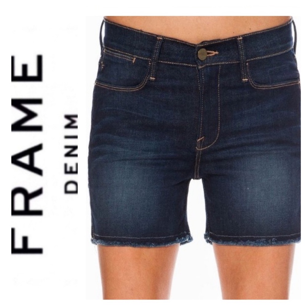🐞FRAME Denim Le Cutoff Short in Royal Park Size 26